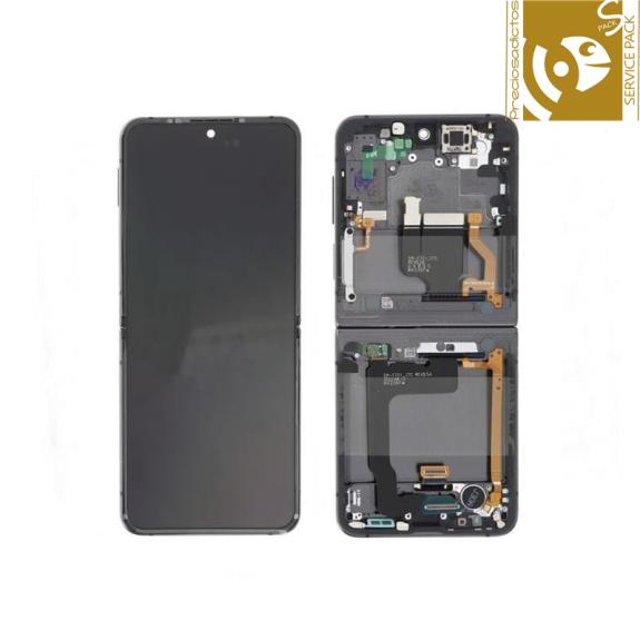 Pantalla para Samsung Galaxy Z Flip4 5G con marco SERVICE PACK