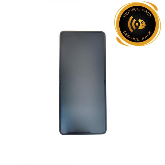 Pantalla para Samsung Galaxy Z Flip7 con marco azul SERVICE PACK