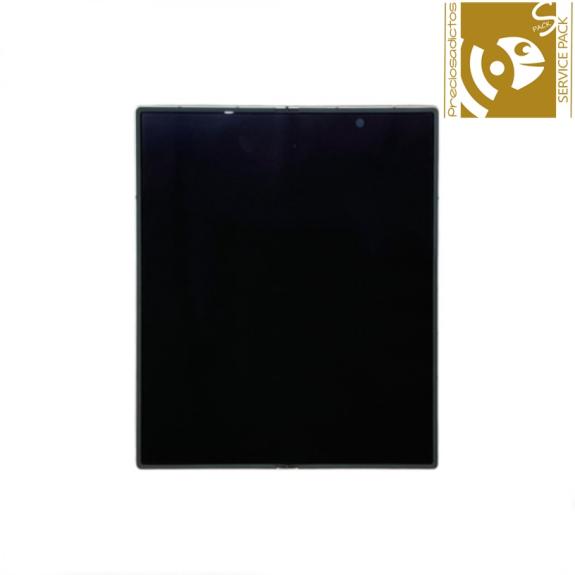Pantalla para Samsung Galaxy Z Fold6 marco plateado SERVICE PACK