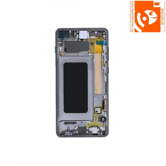 Pantalla Para Samsung S10 Plus con marco negro BF8