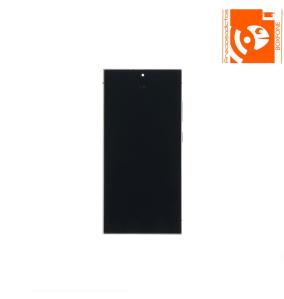 Pantalla Para Samsung S24 Ultra con marco negro BF8