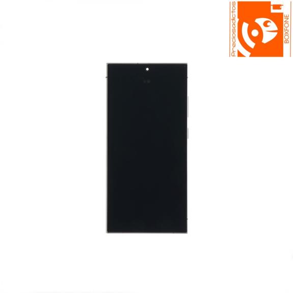 Pantalla Para Samsung S24 Ultra con marco negro BF8