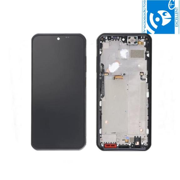 Pantalla para Ulefone Armor 17 Pro con marco negro EXCELLENT