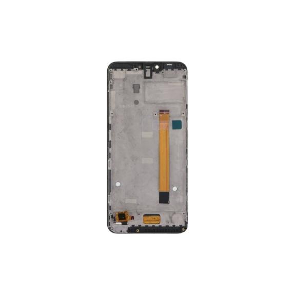 Pantalla Para Wiko View2 Go en color negro (Con Marco)