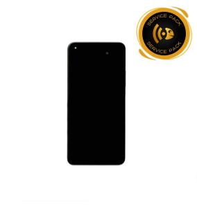 Pantalla para Xiaomi 11 Lite 5G NEcon marco negro (Service Pack)