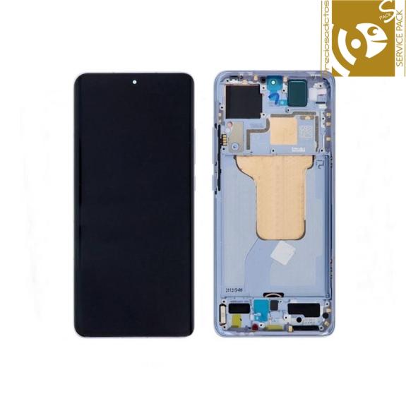 Pantalla para Xiaomi 12 / 12S / 12X con marco azul SERVICE PACK