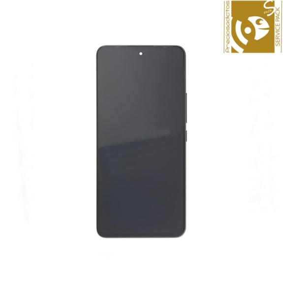 Pantalla para Xiaomi 12 Lite 5G con marco negro SERVICE PACK