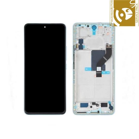 Pantalla para Xiaomi 12 Lite 5G con marco verde SERVICE PACK