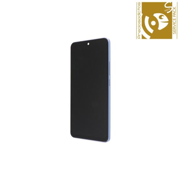 Pantalla para Xiaomi 13T Pro con marco azul SERVICE PACK