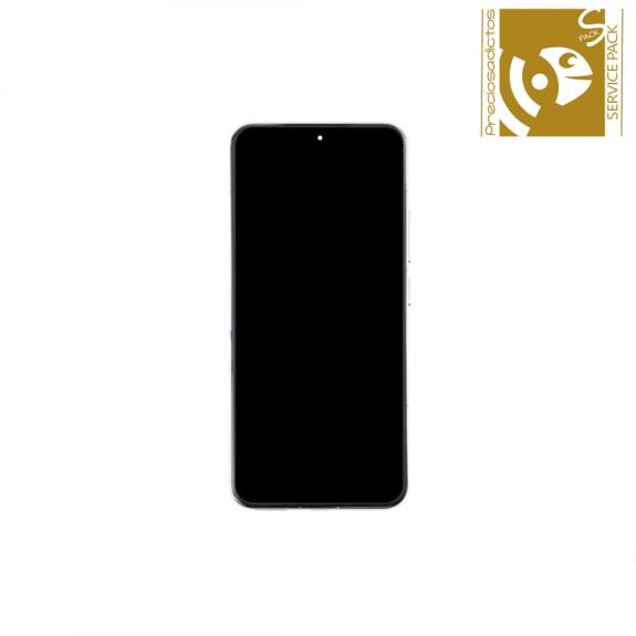 Pantalla para Xiaomi 15 5G con marco blanco SERVICE PACK