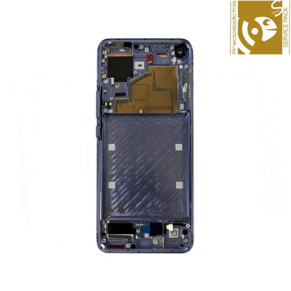 Pantalla para Xiaomi Mi 11 5G con marco morado SERVICE PACK