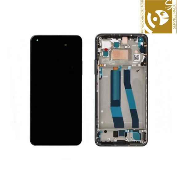 Pantalla para Xiaomi Mi 11 Lite 4G 2021 negro SERVICE PACK