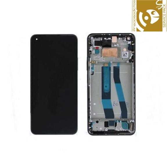 Pantalla para Xiaomi Mi 11 Lite 5G 2020 negro SERVICE PACK