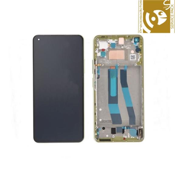 Pantalla para Xiaomi Mi 11 Lite 5G amarillo SERVICE PACK