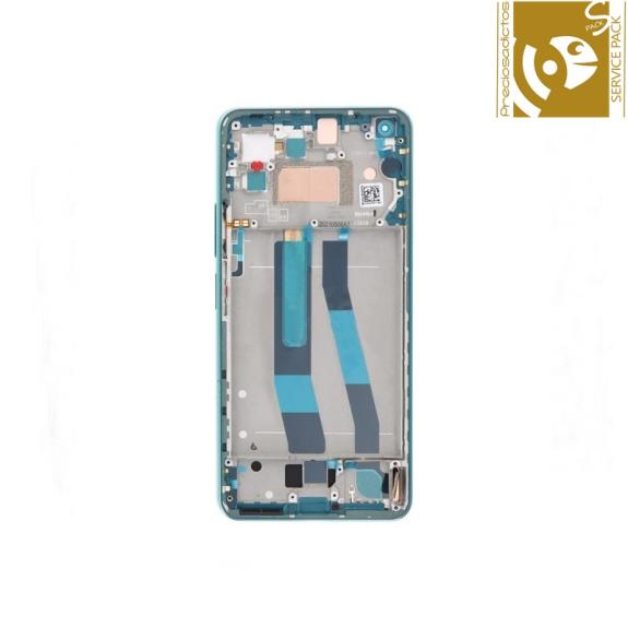 Pantalla para Xiaomi Mi 11 Lite 5G con marco verde service pack