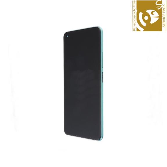 Pantalla para Xiaomi Mi 11 Lite 5G con marco verde service pack