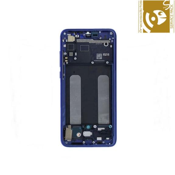 Pantalla para Xiaomi Mi 9 Lite con marco azul SERVICE PACK