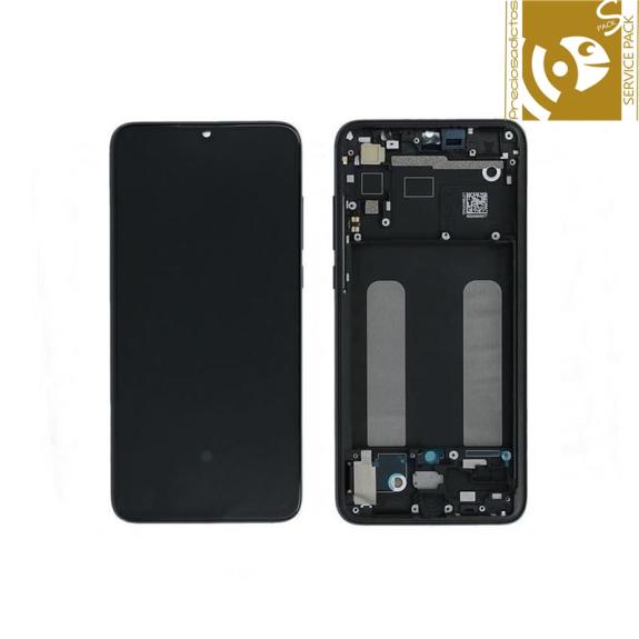 Pantalla para Xiaomi Mi 9 Lite con marco gris SERVICE PACK