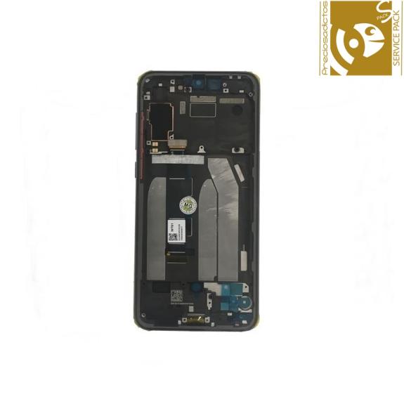 Pantalla para Xiaomi Mi 9 SE con marco negro SERVICE PACK