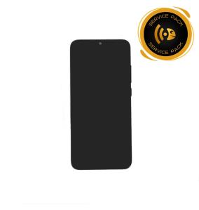 Pantalla para Xiaomi Mi A3 con marco negro SERVICE PACK