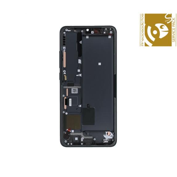 Pantalla para Xiaomi Mi Note 10 / CC9 Pro negro SERVICE PACK