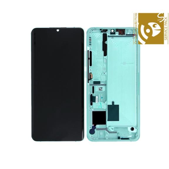 Pantalla para Xiaomi Mi Note 10 / CC9 Pro azul SERVICE PACK