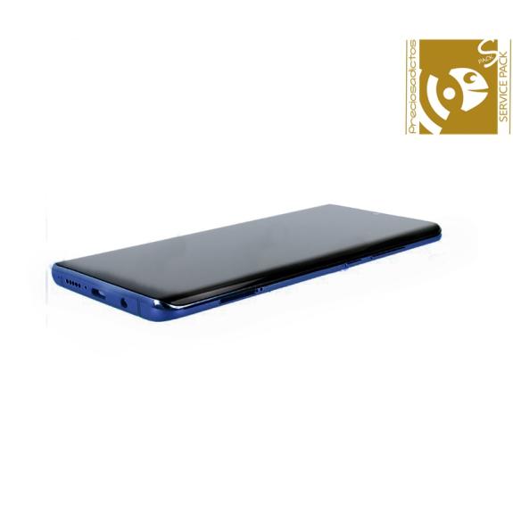 Pantalla para Xiaomi Mi Note 10 Lite morado/azul SERVICE PACK