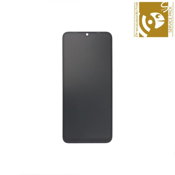 Pantalla Para Xiaomi Poco C40 con marco negro SERVICE PACK