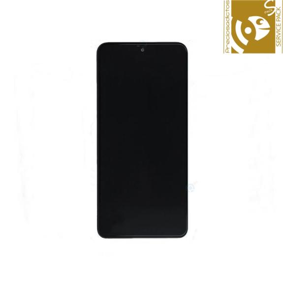 Pantalla para Xiaomi Poco F4 con marco negro SERVICE PACK