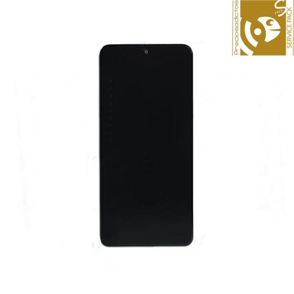 Pantalla para Xiaomi Poco F4 con marco plateado SERVICE PACK