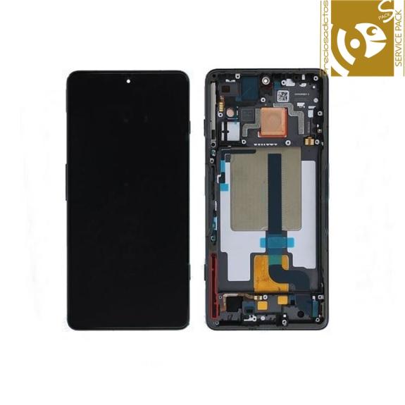 Pantalla para Xiaomi Poco F4 GT 5G con marco negro SERVICE PACK