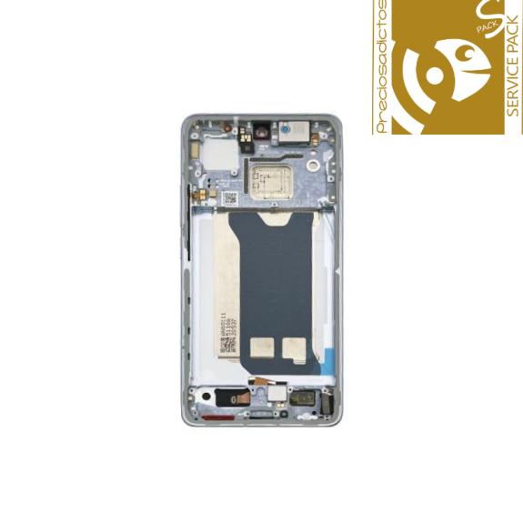 Pantalla Para Xiaomi Poco F7 Pro 5G Con Marco Azul SERVICE PACK