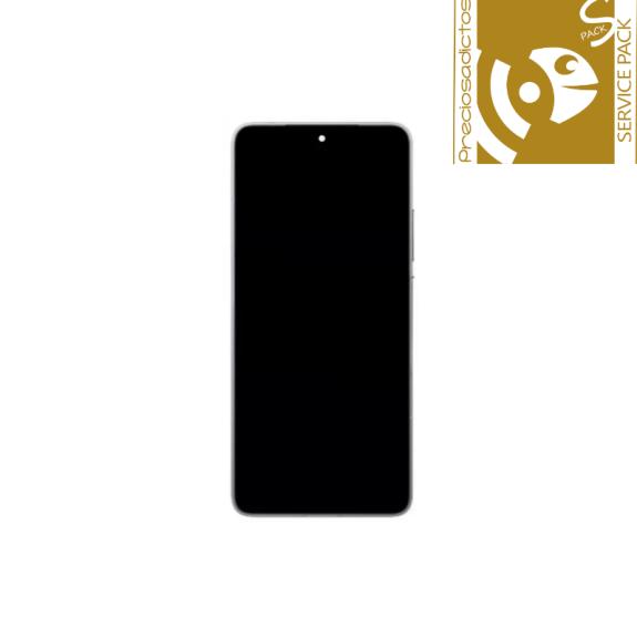 Pantalla Para Xiaomi Poco F7 Pro 5G Con Marco Plata SERVICE PACK