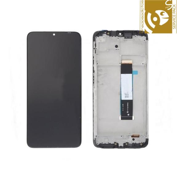 Pantalla para Xiaomi Poco M3 2020 negro SERVICE PACK