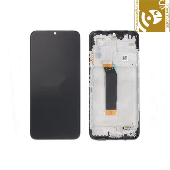 Pantalla para Xiaomi Poco M4 5G /M5 con marco negro SERVICE PACK