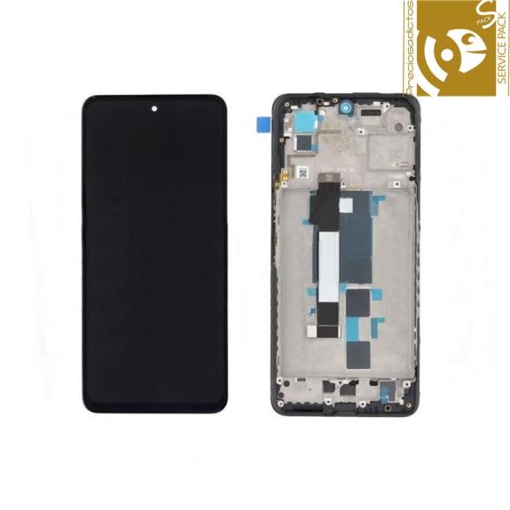 Pantalla para Xiaomi Poco X3 GT con marco negro service pack