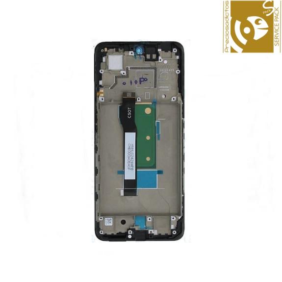 Pantalla para Xiaomi Poco X4 GT 5G con marco negro SERVICE PACK