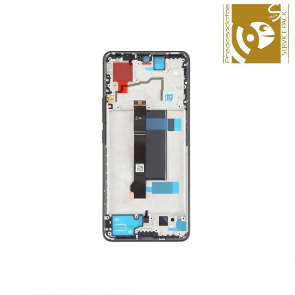 Pantalla Para Xiaomi Poco X6 5G Con Marco Negro SERVICE PACK