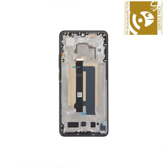 Pantalla para Xiaomi Poco X6 Pro 5G marco amarillo SERVICE PACK
