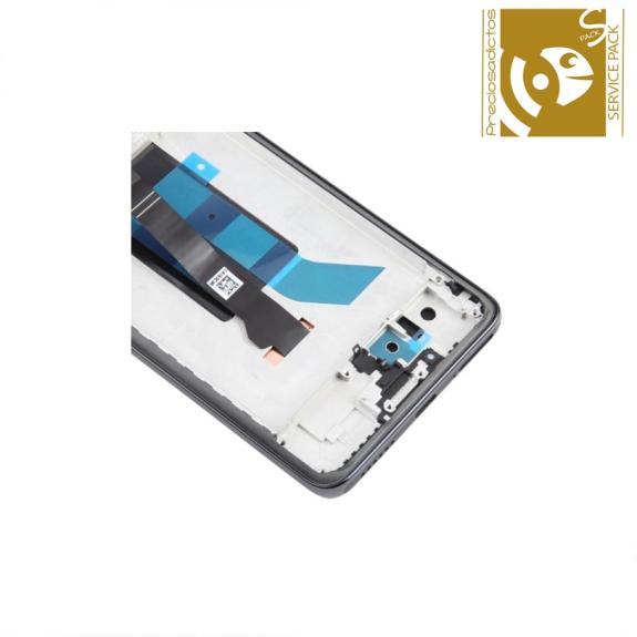 Pantalla Para Xiaomi Poco X7 5G 2025 Marco Negro SERVICE PACK