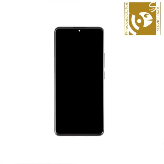 Pantalla Para Xiaomi Poco X7 5G 2025 Marco Negro SERVICE PACK