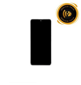 Pantalla Para Xiaomi Poco X7 5G Con Marco Plata SERVICE PACK