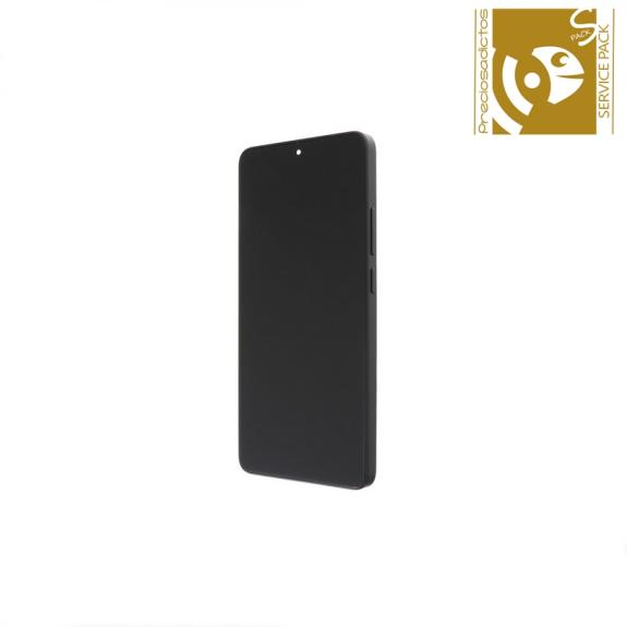Pantalla Para Xiaomi Poco X7 Pro 5G Con Marco Negro SERVICE PACK