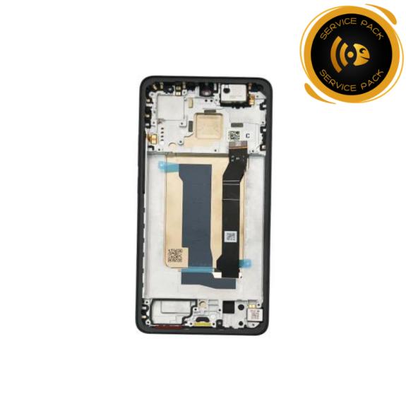 Pantalla Para Xiaomi Poco X7 Pro 5G Con Marco Negro SERVICE PACK