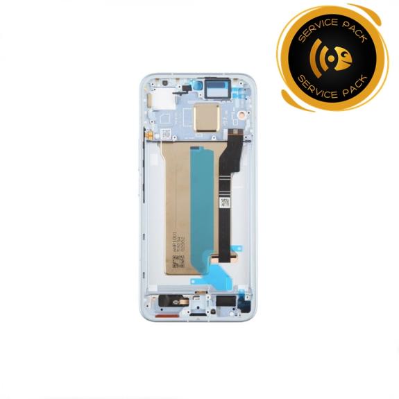 Pantalla Para Xiaomi Poco X8 Pro Max 5G marco azul SERVICE PACK