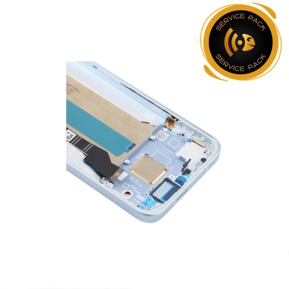 Pantalla Para Xiaomi Poco X8 Pro Max 5G marco azul SERVICE PACK