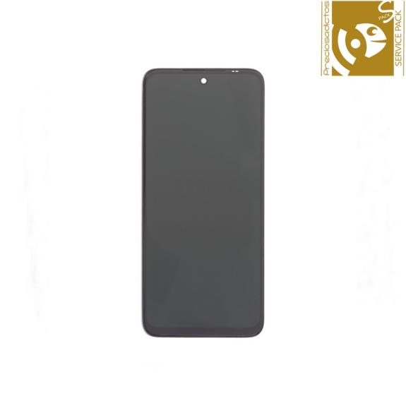 Pantalla para Xiaomi Redmi 10 2021 con marco negro SERVICE PACK