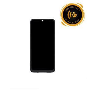 Pantalla para Xiaomi Redmi 10A 2022 con marco negro SERVICE PACK