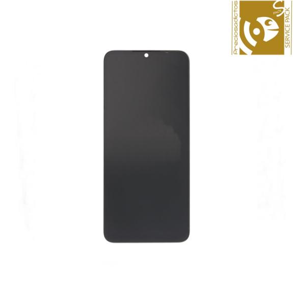 Pantalla para Xiaomi Redmi 10C 2022 con marco negro SERVICE PACK