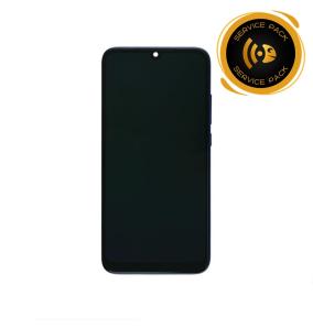 Pantalla para Xiaomi Redmi 7 con marco azul SERVICE PACK